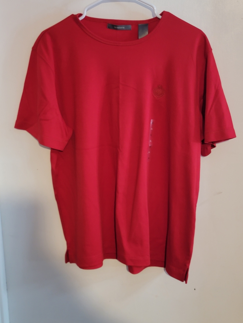 Liz Claiborne Red Short Sleeve Crew Neck Tee
